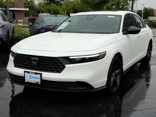 Platinum White Pearl 2024 Honda Accord Hybrid Sport-L