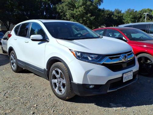 Platinum White Pearl 2019 Honda CR-V EX