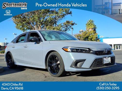 Gray 2024 Honda Civic Sport
