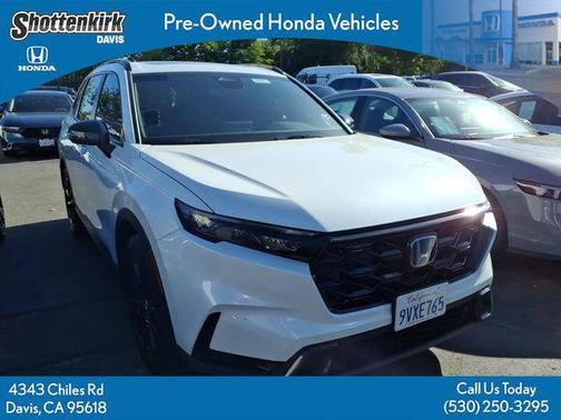 Platinum White Pearl 2026 Honda CR-V Hybrid Sport-L FWD