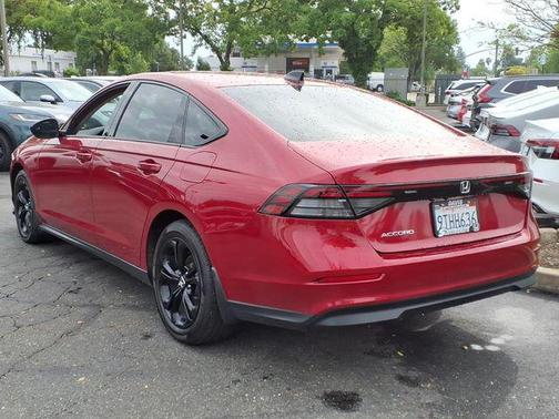 Radiant Red Metallic 2025 Honda Accord SE