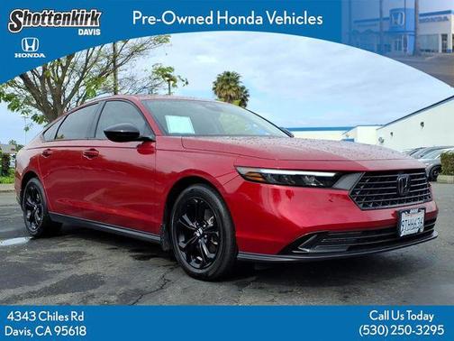 Radiant Red Metallic 2025 Honda Accord SE