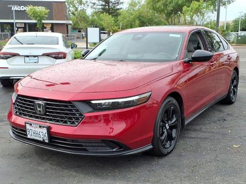 Radiant Red Metallic 2025 Honda Accord SE