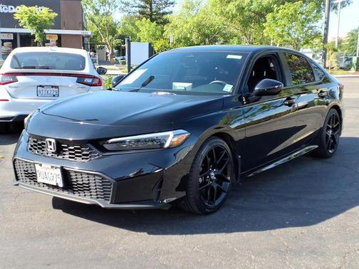 Crystal Black Pearl 2025 Honda Civic Sport