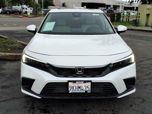 Platinum White Pearl 2024 Honda Civic EX-L