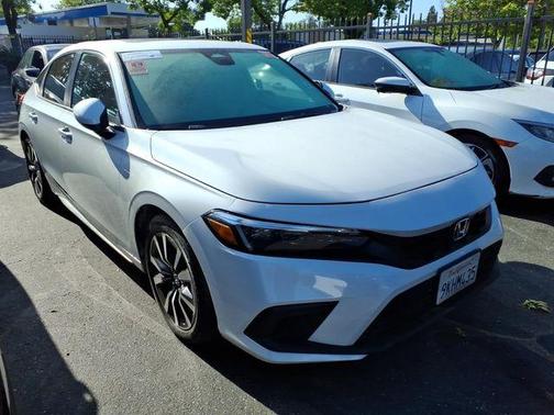 Platinum White Pearl 2024 Honda Civic EX-L