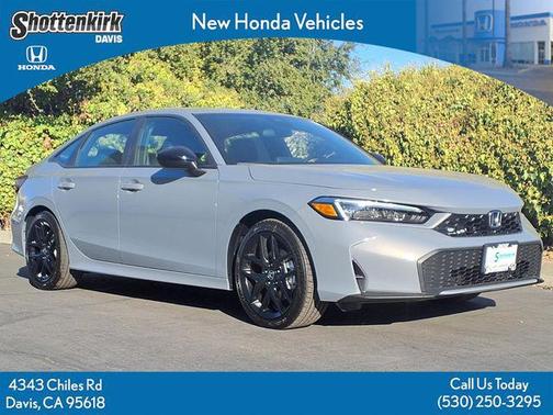 Urban Gray Pearl 2026 Honda Civic Hybrid Sport