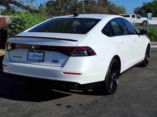 Platinum White Pearl 2026 Honda Accord Hybrid Sport-L