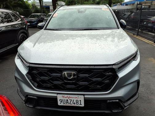Solar Silver Metallic 2025 Honda CR-V Hybrid Sport FWD