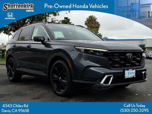 Meteorite Gray Metallic 2024 Honda CR-V Hybrid Sport Touring AWD