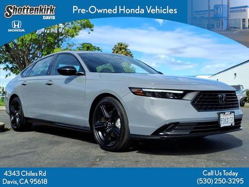 Urban Gray Pearl 2025 Honda Accord Hybrid Sport-L