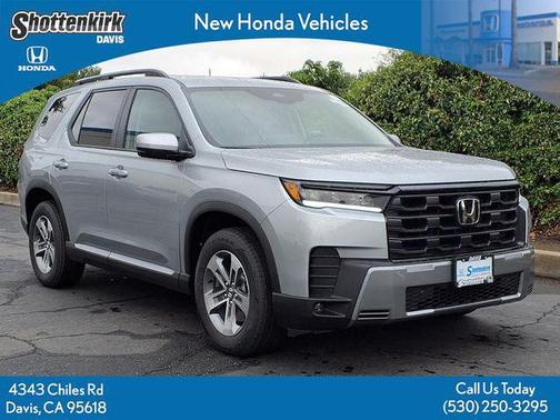 Solar Silver Metallic 2026 Honda Pilot EX-L