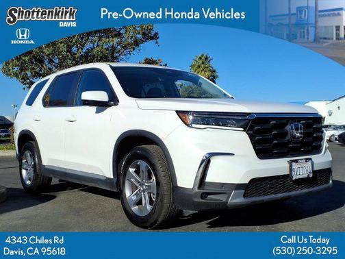 Platinum White Pearl 2025 Honda Pilot EX-L