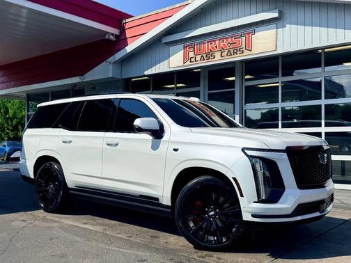 Crystal White Tricoat 2025 Cadillac Escalade Sport Platinum