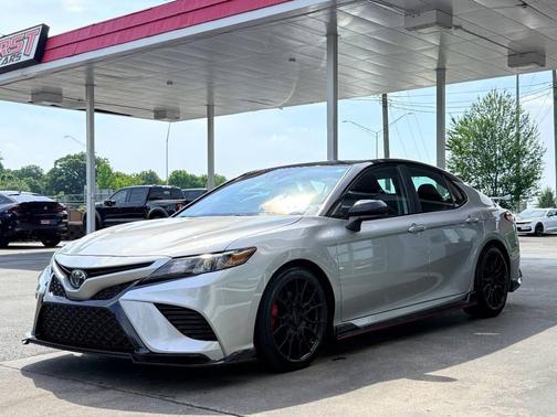 Midnight Black Metallic 2020 Toyota Camry TRD