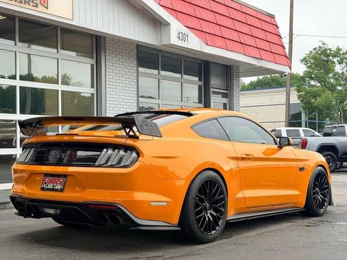 Orange Fury 2018 Ford Mustang GT Premium