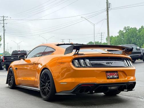 Orange Fury 2018 Ford Mustang GT Premium