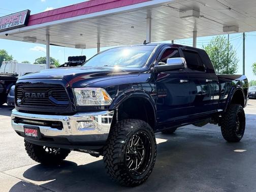 True Blue Pearlcoat 2018 RAM 2500 Laramie Mega Cab 4x4 6'4' Box