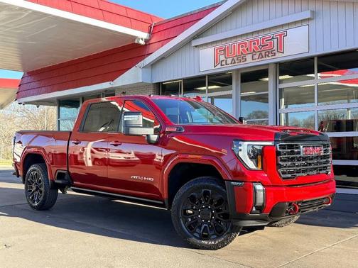 Volcanic Red Tintcoat 2024 GMC Sierra 2500 AT4