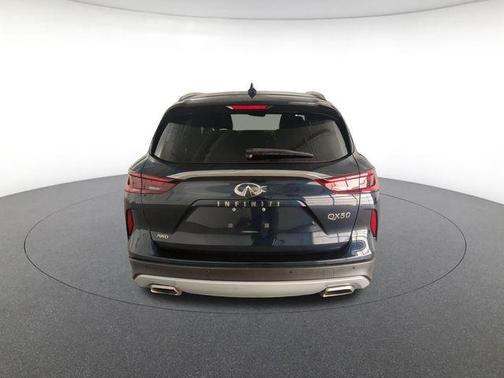 Hermosa Blue 2023 INFINITI QX50 LUXE AWD