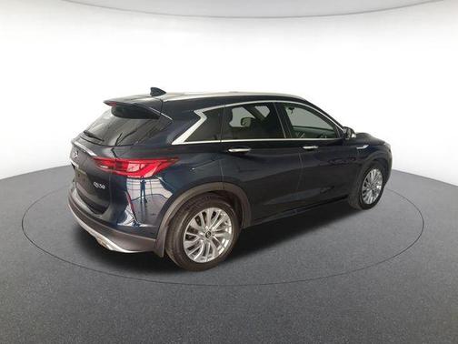 Hermosa Blue 2023 INFINITI QX50 LUXE AWD