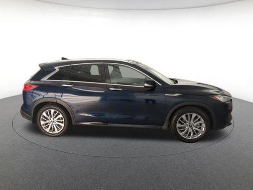 Hermosa Blue 2023 INFINITI QX50 LUXE AWD