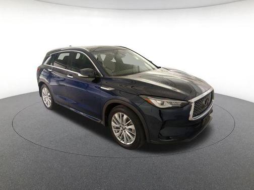 Hermosa Blue 2023 INFINITI QX50 LUXE AWD
