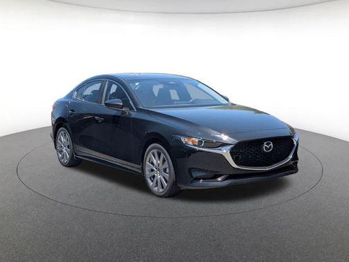Jet Black Mica 2026 Mazda Mazda3 FWD w/Preferred Package