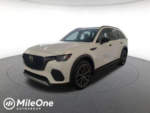 Rhodium White Premium 2025 Mazda CX-70 PHEV Premium Plus Package