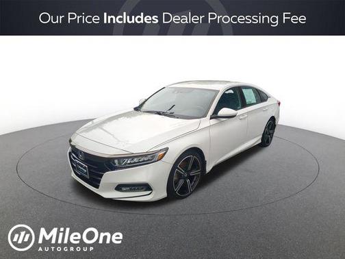 Platinum White 2020 Honda Accord Sport 1.5T