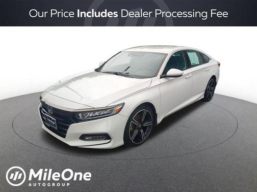 Platinum White 2020 Honda Accord Sport 1.5T
