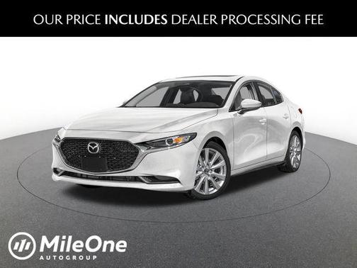 Snowflake White Pearl Mica 2026 Mazda Mazda3 FWD w/Preferred Package