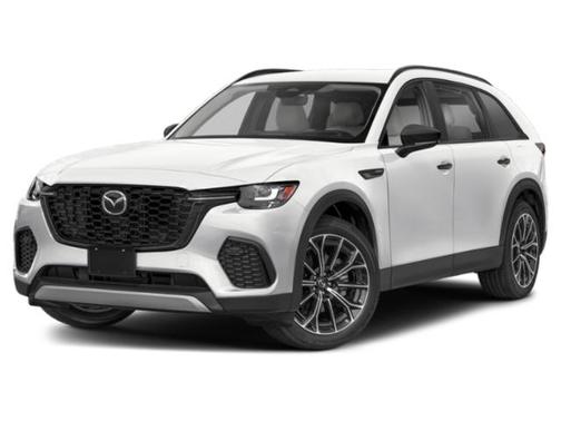Rhodium White Premium 2025 Mazda CX-70 PHEV Premium Package
