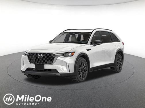 Rhodium White Premium 2026 Mazda CX-90 PHEV Premium Sport