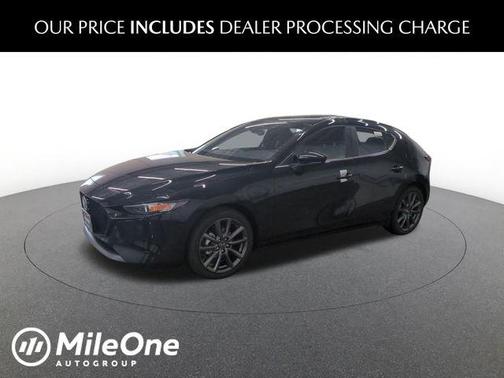 Jet Black Mica 2026 Mazda Mazda3 FWD w/Preferred Package