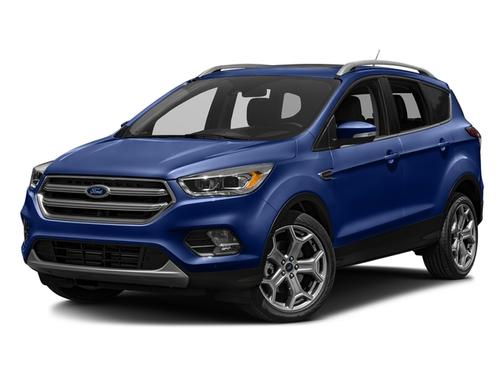 Lightning Blue Metallic 2017 Ford Escape Titanium
