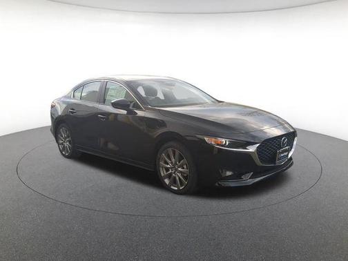 Jet Black Mica 2026 Mazda Mazda3 FWD w/Preferred Package