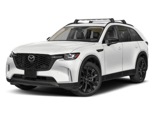 Rhodium White Premium 2025 Mazda CX-90 PHEV Premium Sport