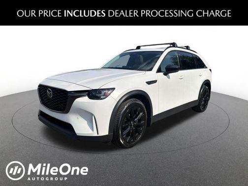 Rhodium White Premium 2025 Mazda CX-90 PHEV Premium Sport