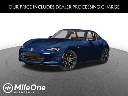 Deep Crystal Blue Mica 2026 Mazda MX-5 Miata RF Grand Touring