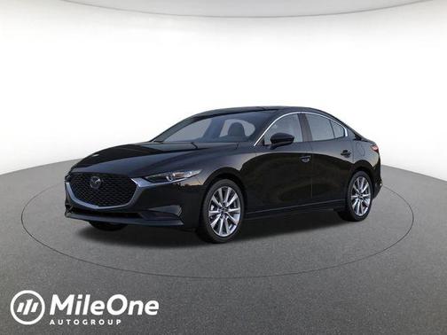 Jet Black Mica 2026 Mazda Mazda3 FWD w/Preferred Package