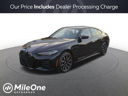Black Sapphire Metallic 2024 BMW i4 Gran Coupe M50