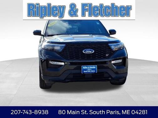 AGATE BLACK METALLIC 2022 Ford Explorer ST