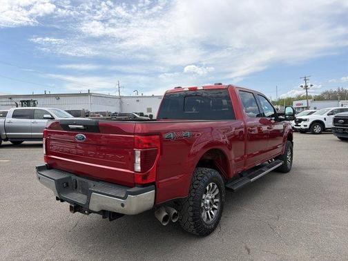 Red Metallic 2022 Ford F-250 Lariat