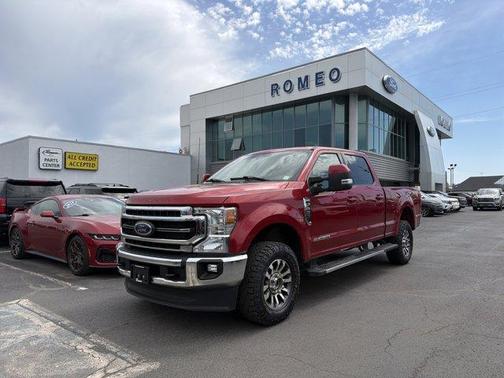 Red Metallic 2022 Ford F-250 Lariat