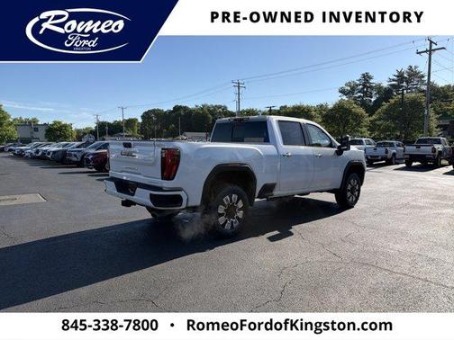 White Frost Tri-Coat 2024 GMC Sierra 2500 Denali