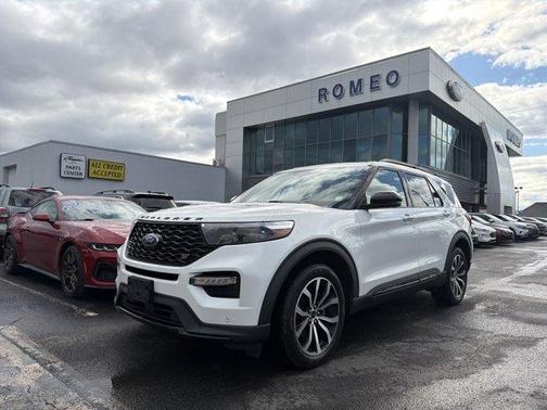 White Metallic 2020 Ford Explorer ST