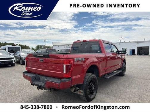 Red 2022 Ford F-250 Lariat