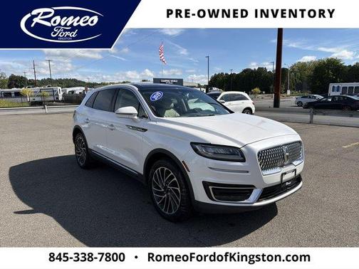 White Platinum Clearcoat Metallic 2019 Lincoln Nautilus Reserve