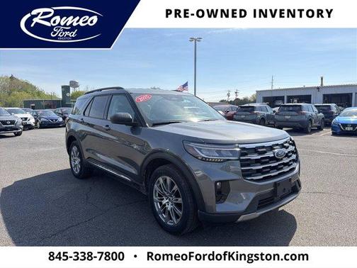 Gray Metallic 2025 Ford Explorer Active